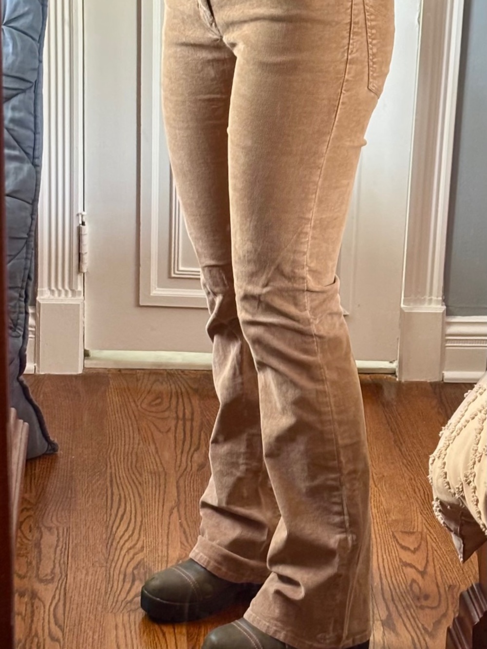 Gap 1969 Perfect Bootcut Corduroy Pants Camel Tan Low Rise 27 / 4